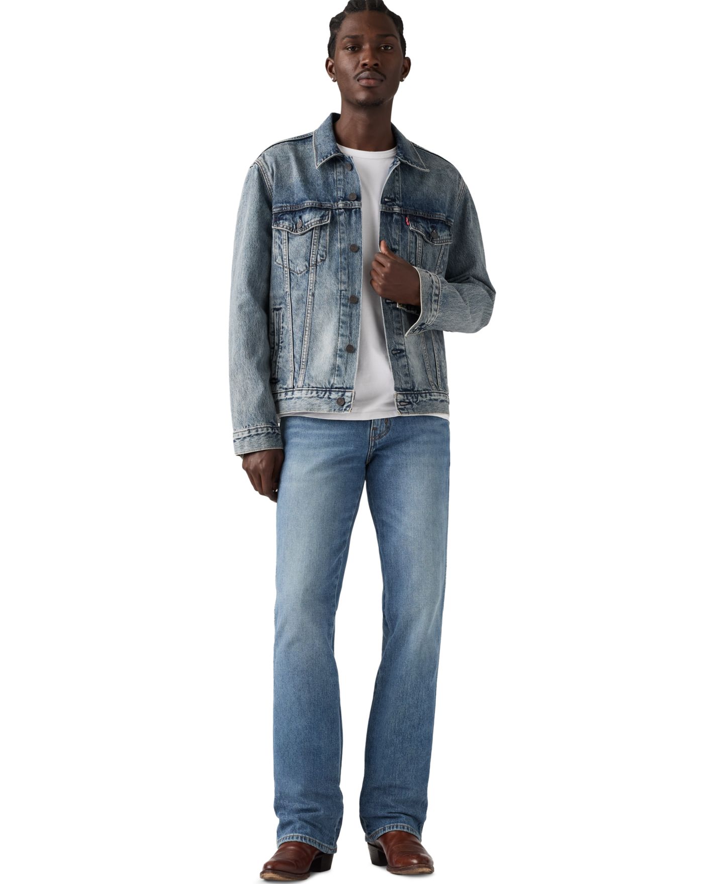 Мужские джинсы Levi's 537™ Regular-Fit Bootcut, цвет: Throw The Lasso — фото 2