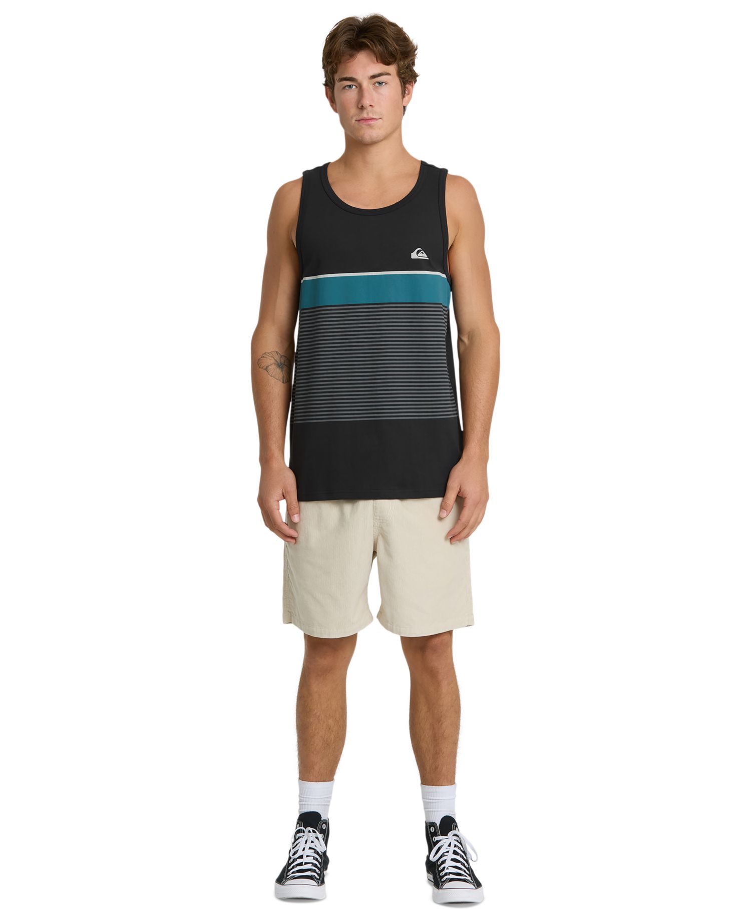 Men's Tijuana Striped Cotton Tank Top