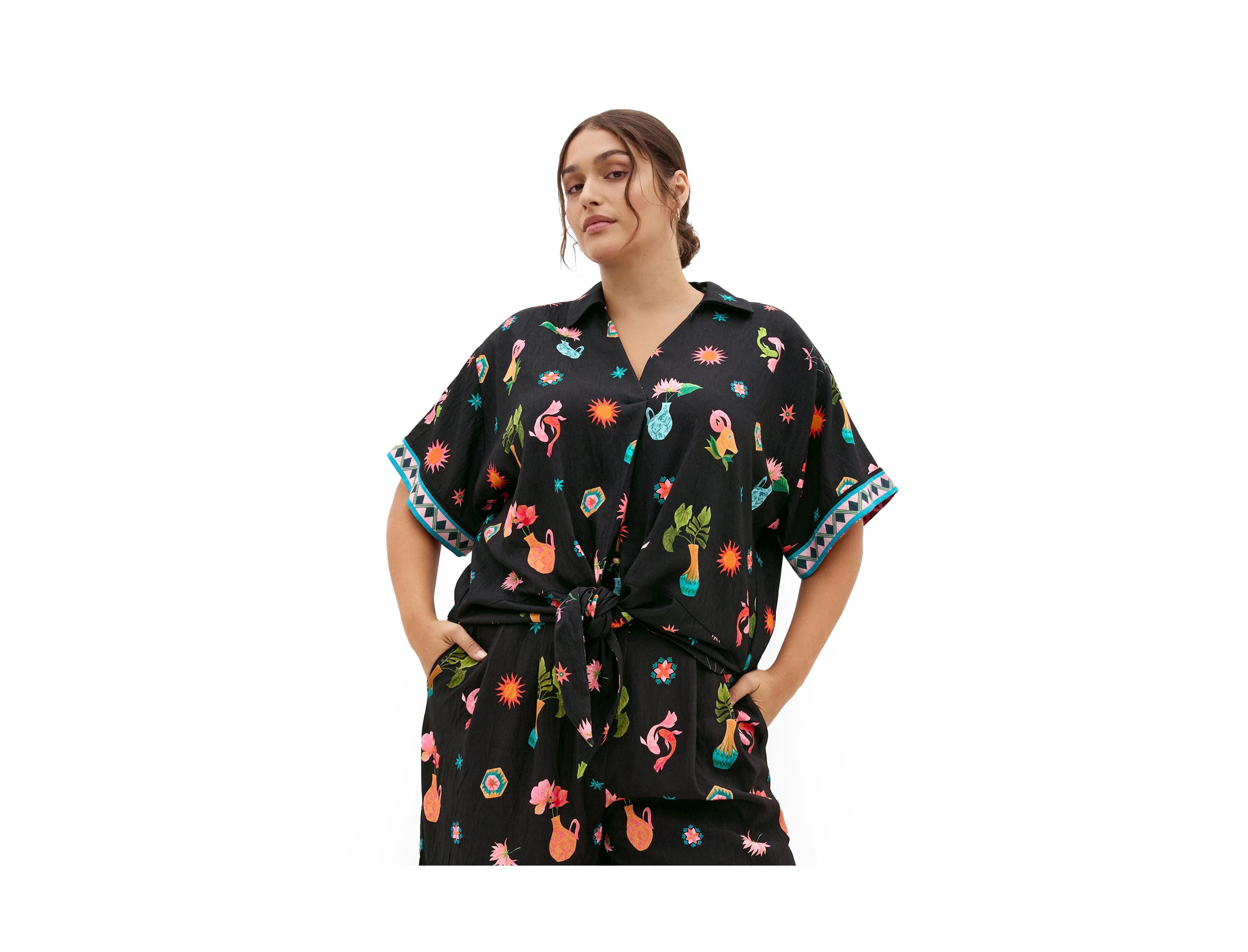 City Chic Women's Print Shirt