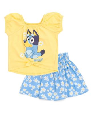 Little Girls (5 -12) 2-Piece T-Shirt and Skirt Set