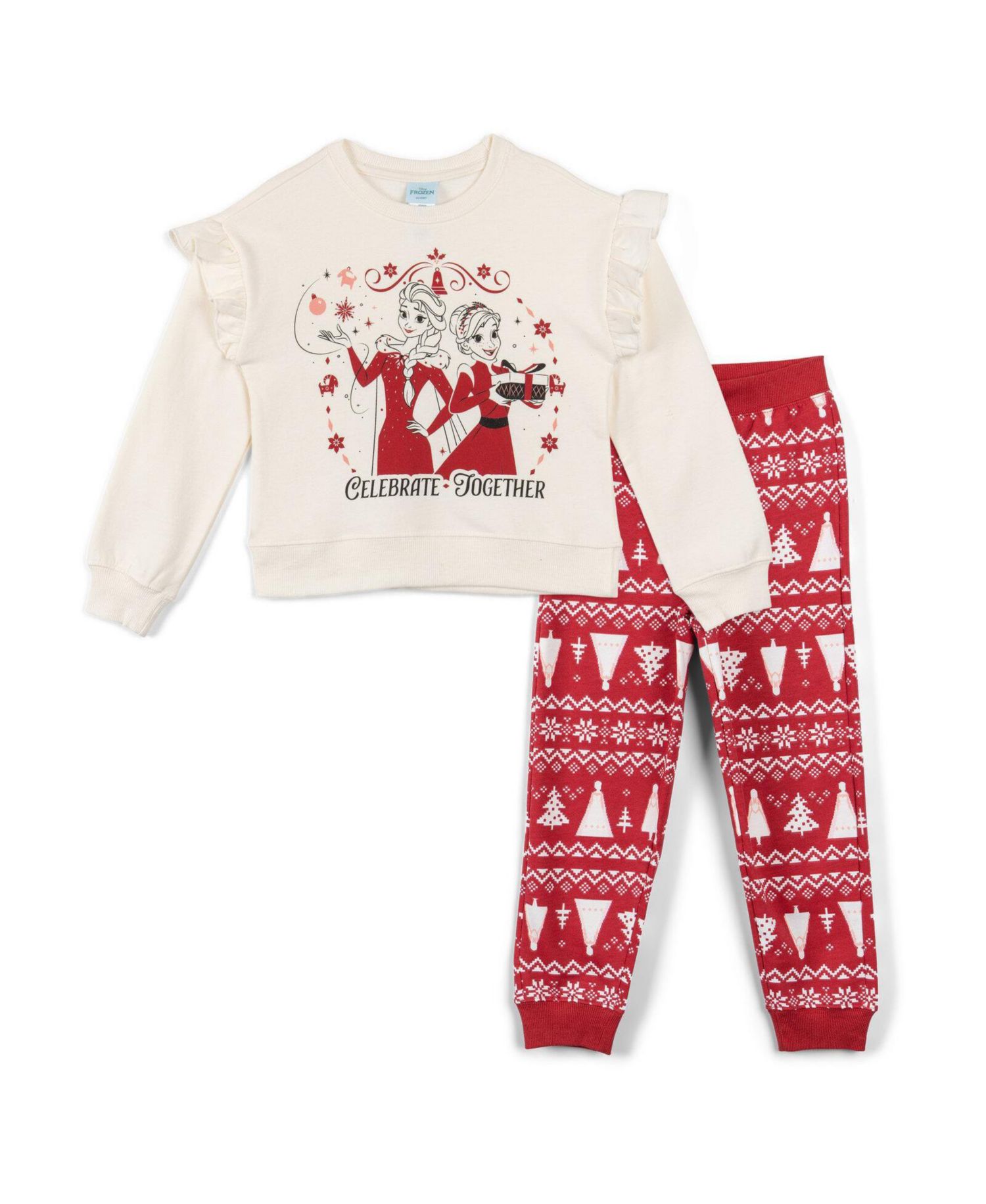 Cars Boys' Holiday 2-Piece Fleece Sweatshirt and Pants Set