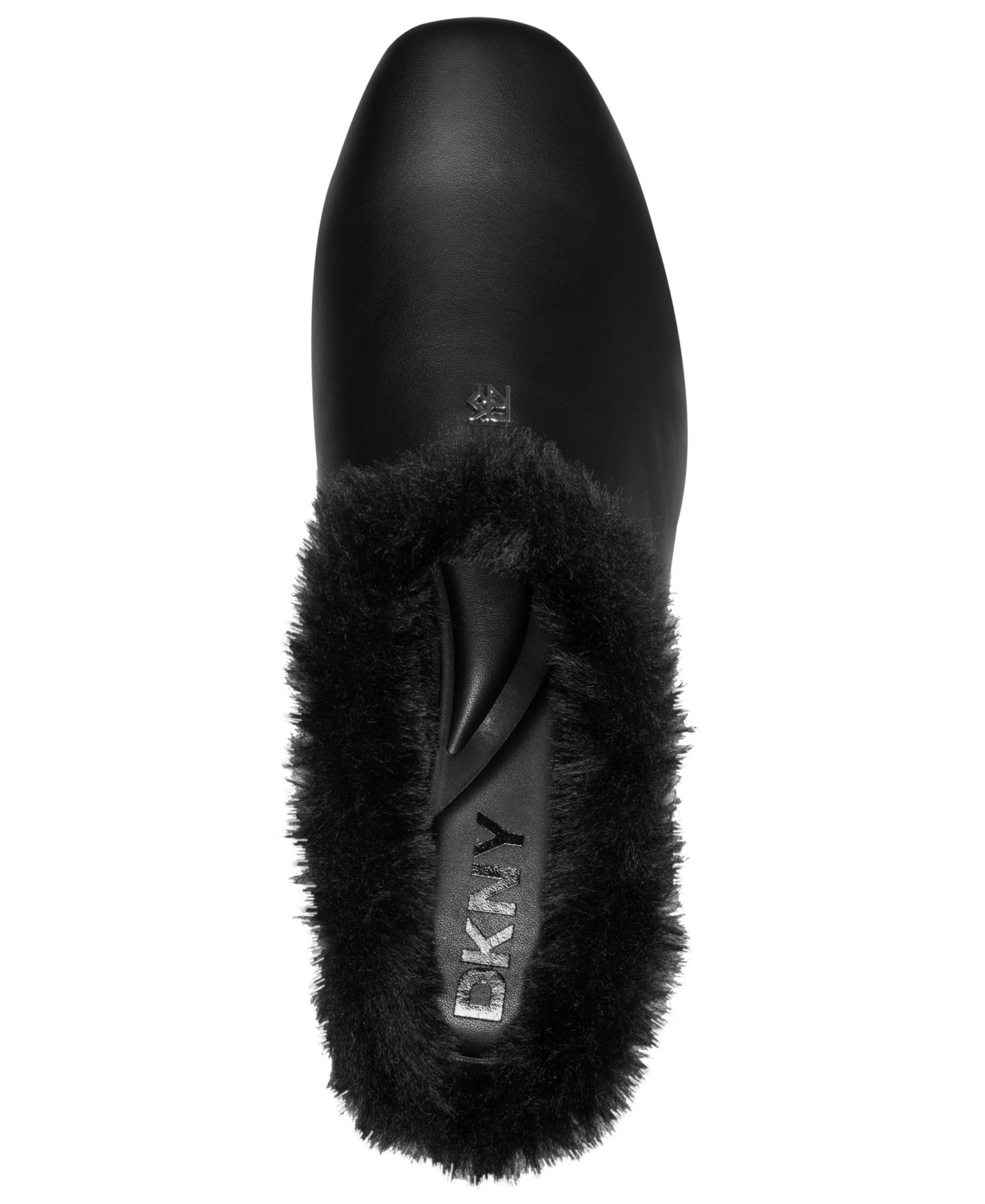 Женские сабо DKNY Delmar Slip-On Mule Flats, цвет: Чёрный — фото 4