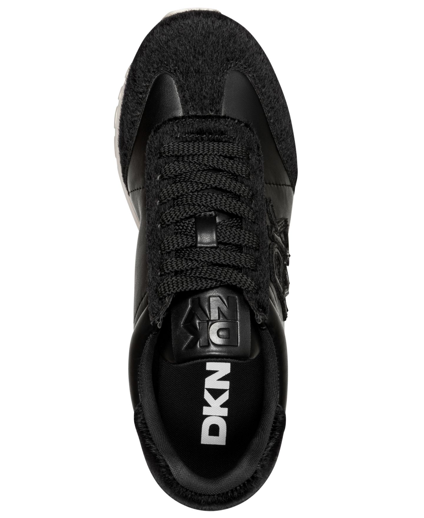 Женские кроссовки DKNY Jaylani Lace-Up, цвет: Чёрный — фото 4