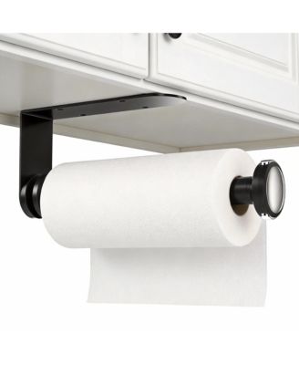 Stainless Steel One-Handed Paper Towel Holder with Damping Function for Kitchen
