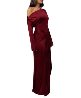 burgundy long dress macys Womens The Rustic Brown Arnett SHEIN V NECK Color:SUGAR SWIZZLE Meet the Omella Dress