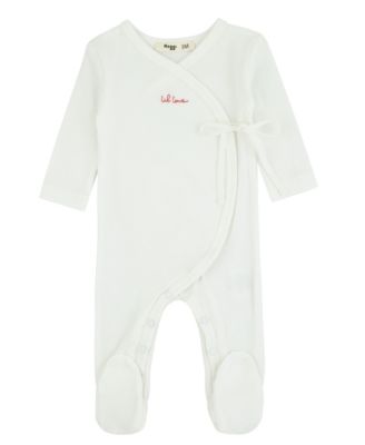 Baby ( 1M to 9 M ) Lil Love Embroidered Wrap Footie