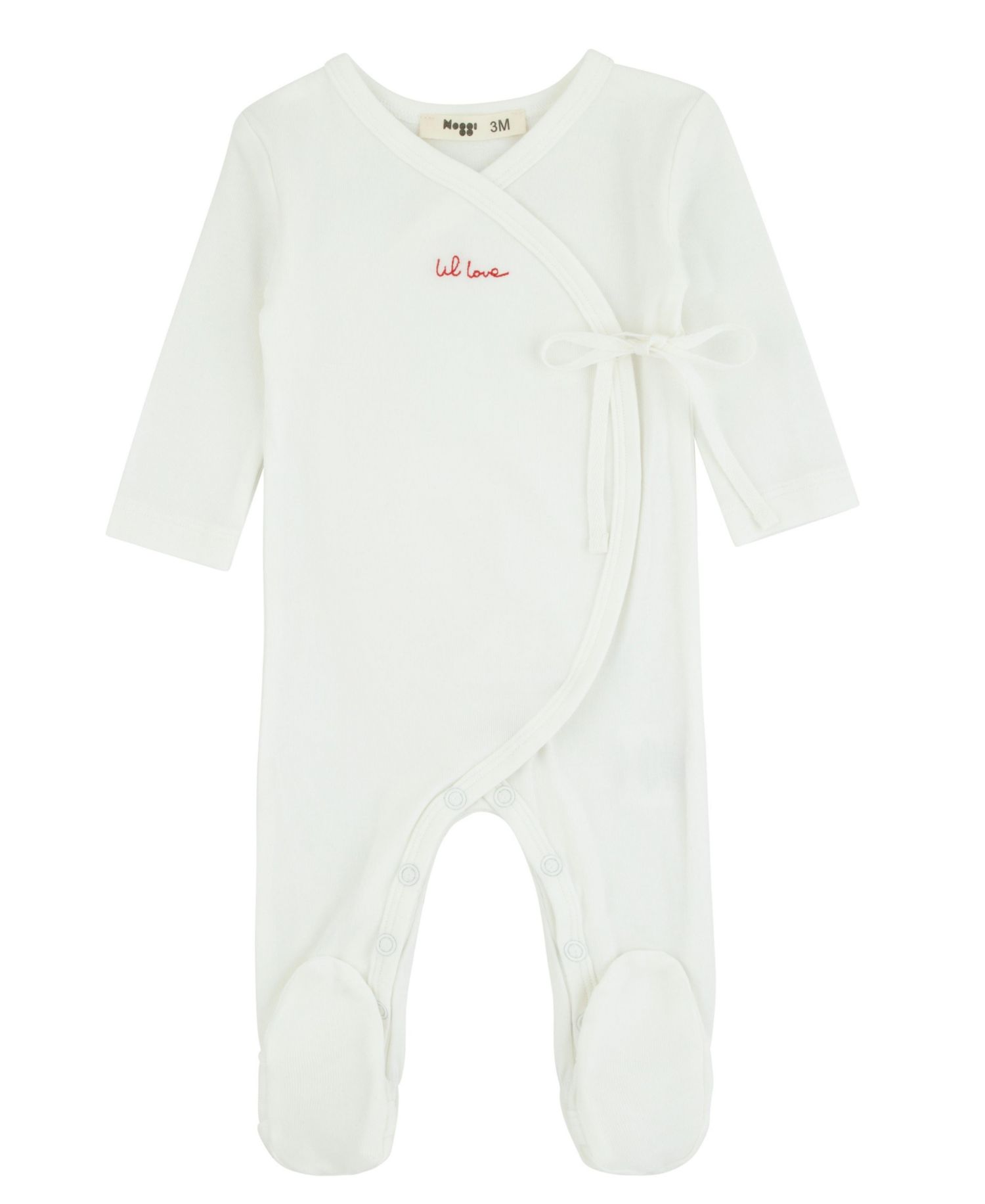 Baby ( 1M to 9 M ) Lil Love Embroidered Wrap Footie