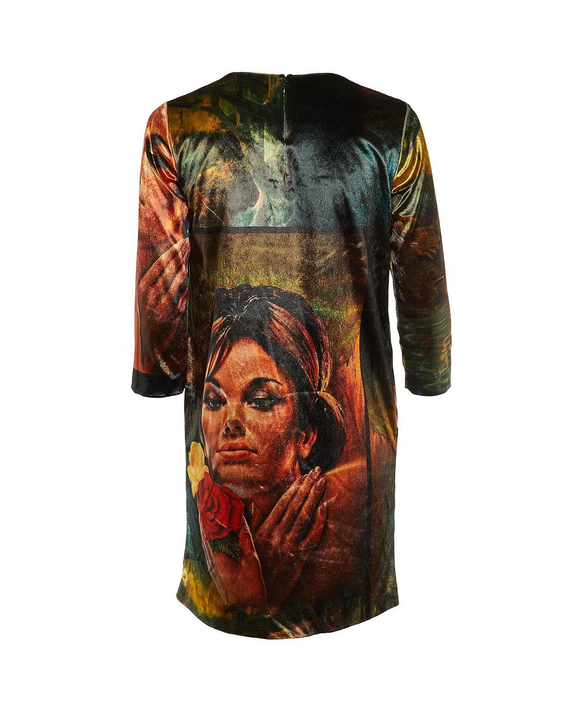 Pre-Owned Stella Mccartney Women's Printed Velvet Mini Dress view 2 — MAYCSS fashion products