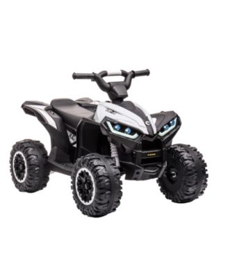 Kids ATV, 12V Ride On Toy ATV, Battery Powered 4 Wheeler Quad Car, Electric ATV with Remote Control, Music, Horn, Monitor Display