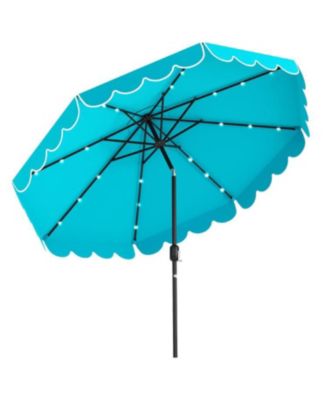 Solar Patio Umbrella with 24 LED Lights