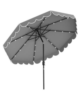 Solar Patio Umbrella with 24 LED Lights