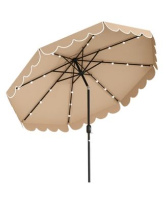 Solar Patio Umbrella with 24 LED Lights