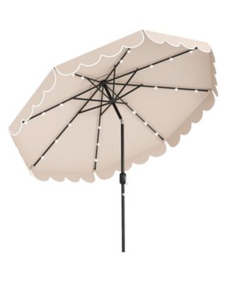 Solar Patio Umbrella with 24 LED Lights