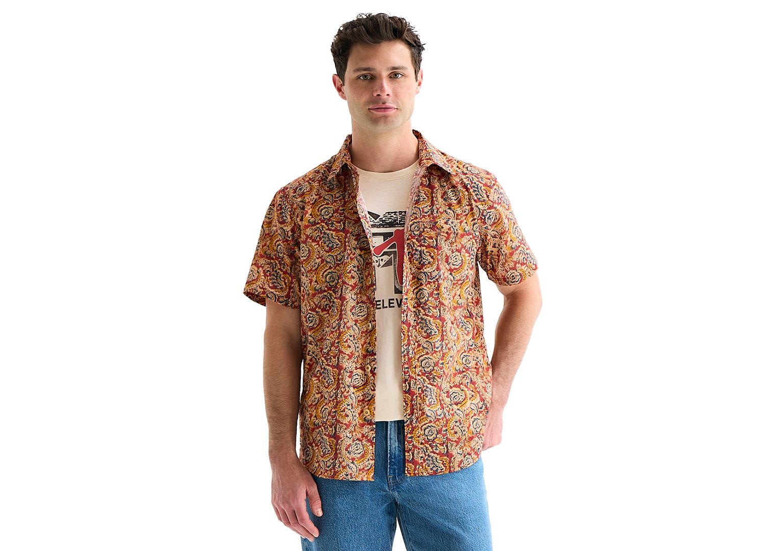Men's San Gabriel Floral-Print Shirt