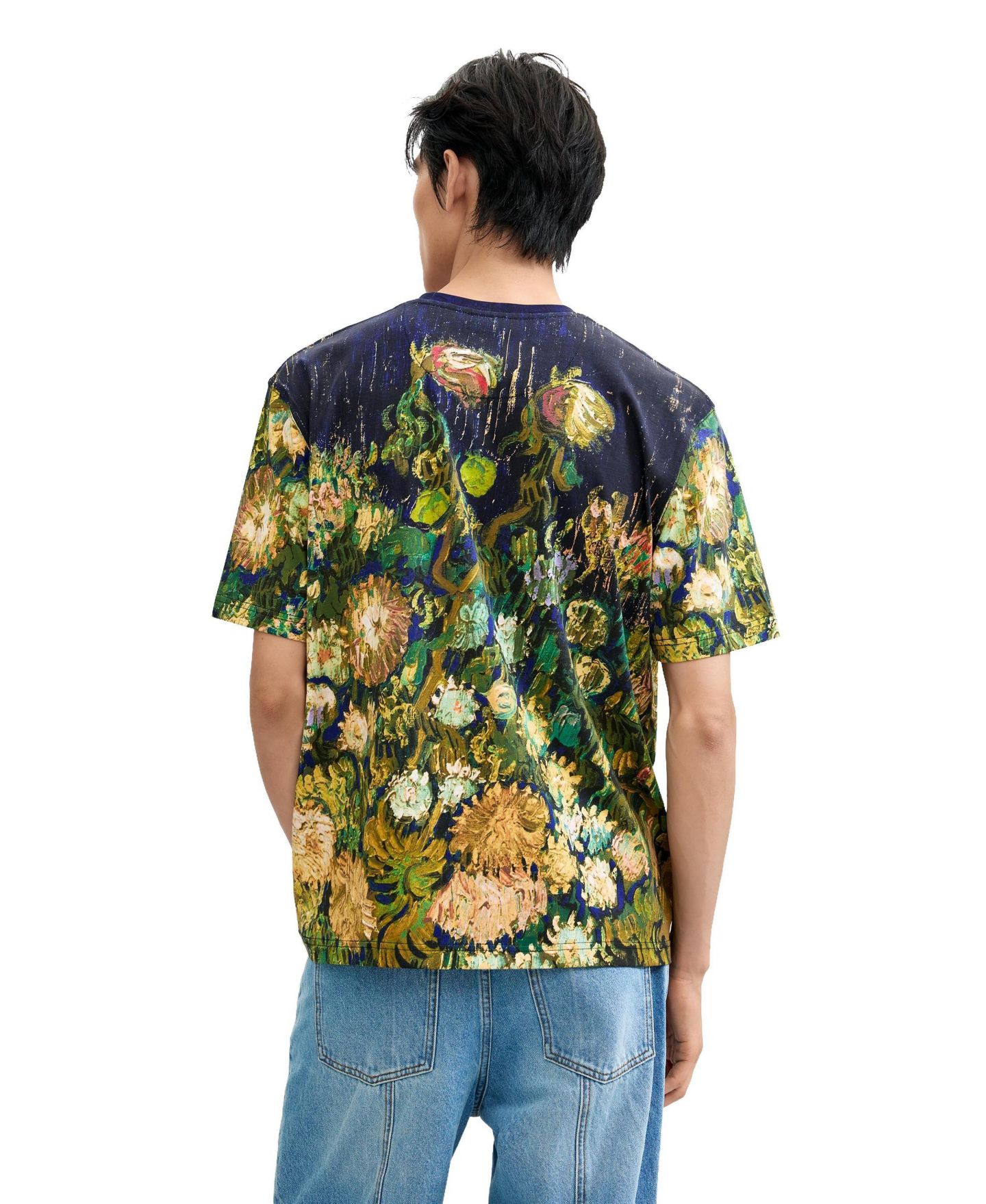 Мужская футболка Desigual Still Life Print, цвет: Тёмный синий — фото 4