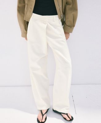 Women's Asymmetrical Cotton Pants
