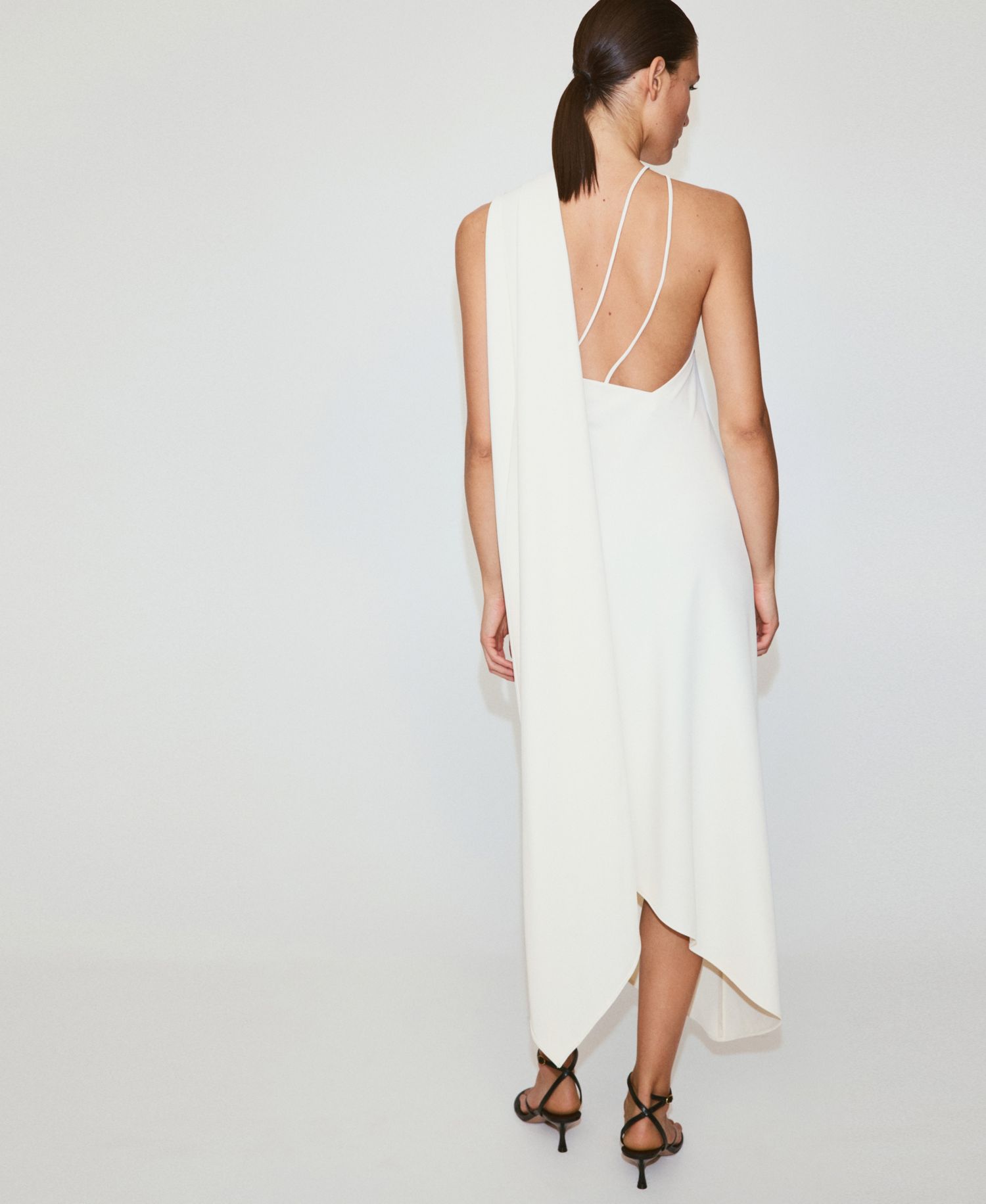Women's Asymmetrical Scarf Dress