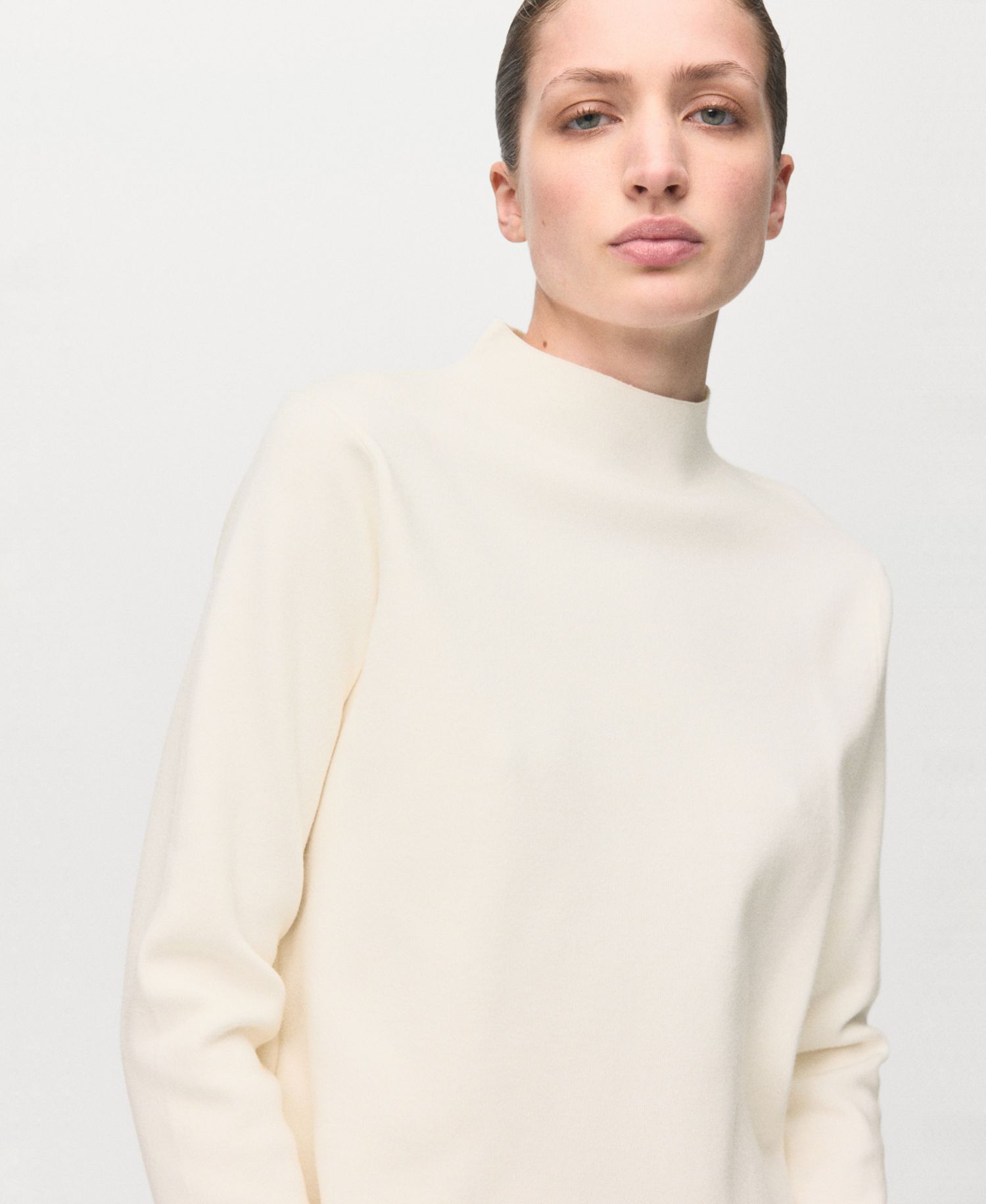 Women's Perkins Neck Knitted Sweater