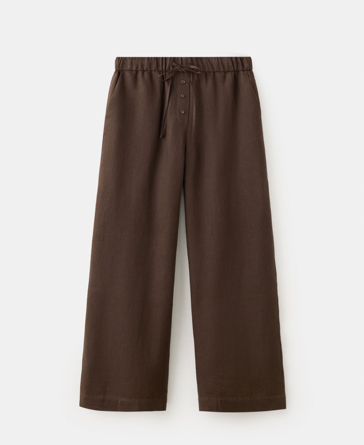 Women's Wide-Leg Linen Pants