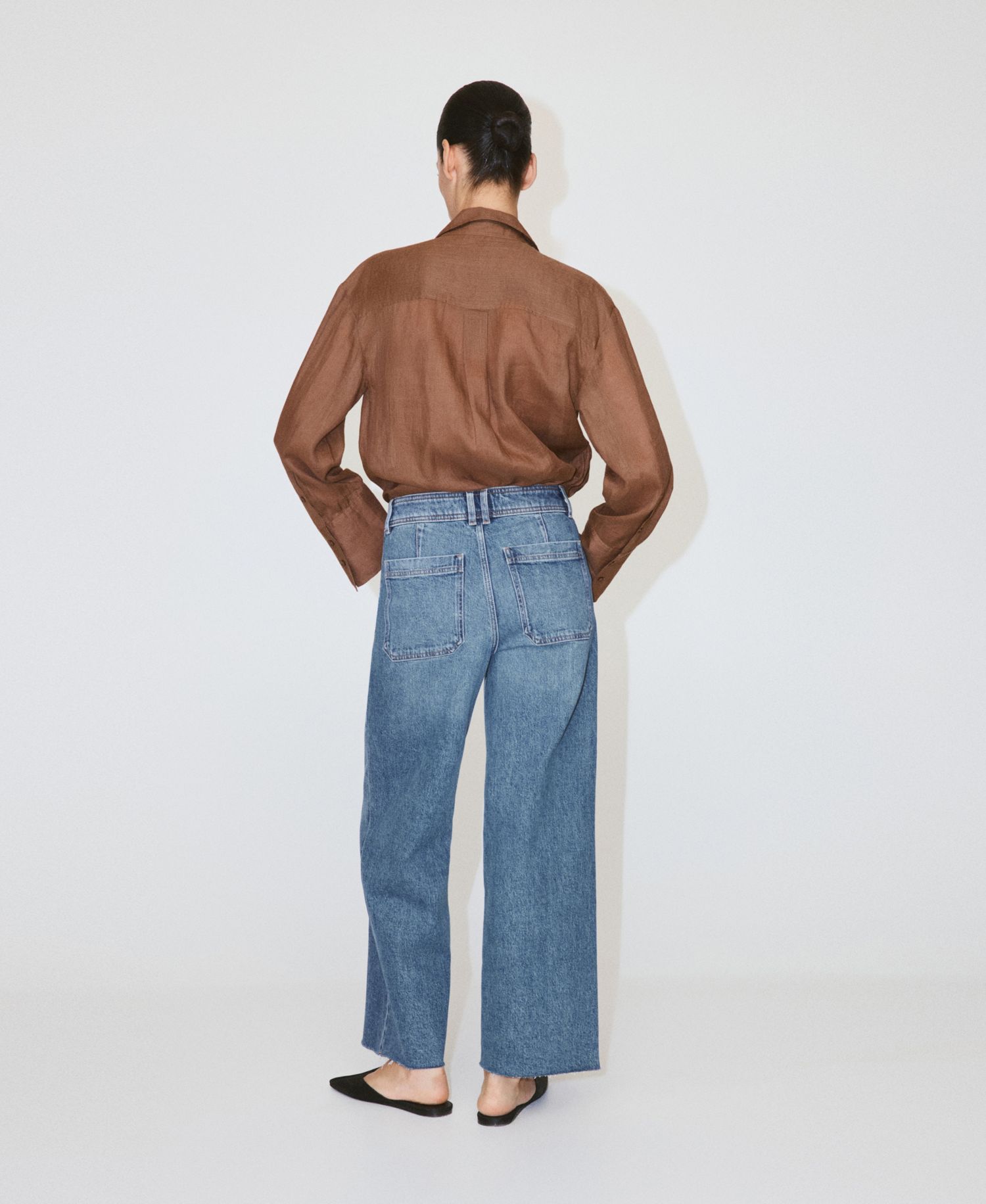 Women's Catherin Culotte High-Rise Jeans