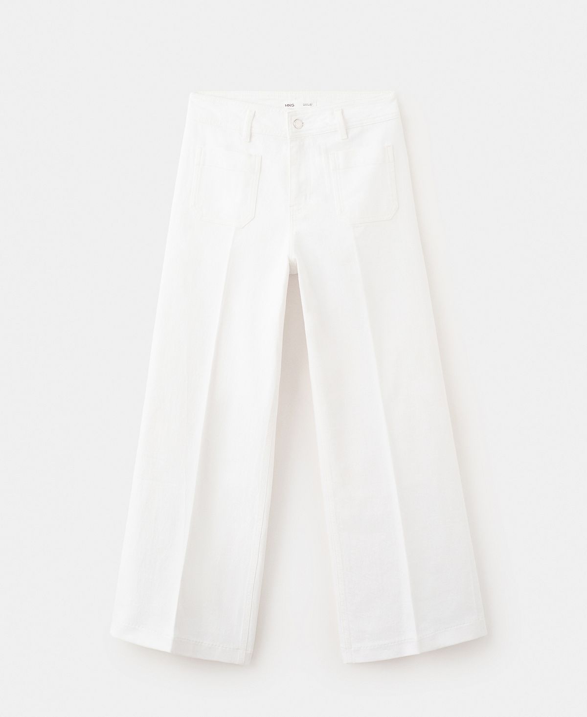 Mango Women's High-Waisted Wide leg Jeans view 2 — MAYCSS fashion products
