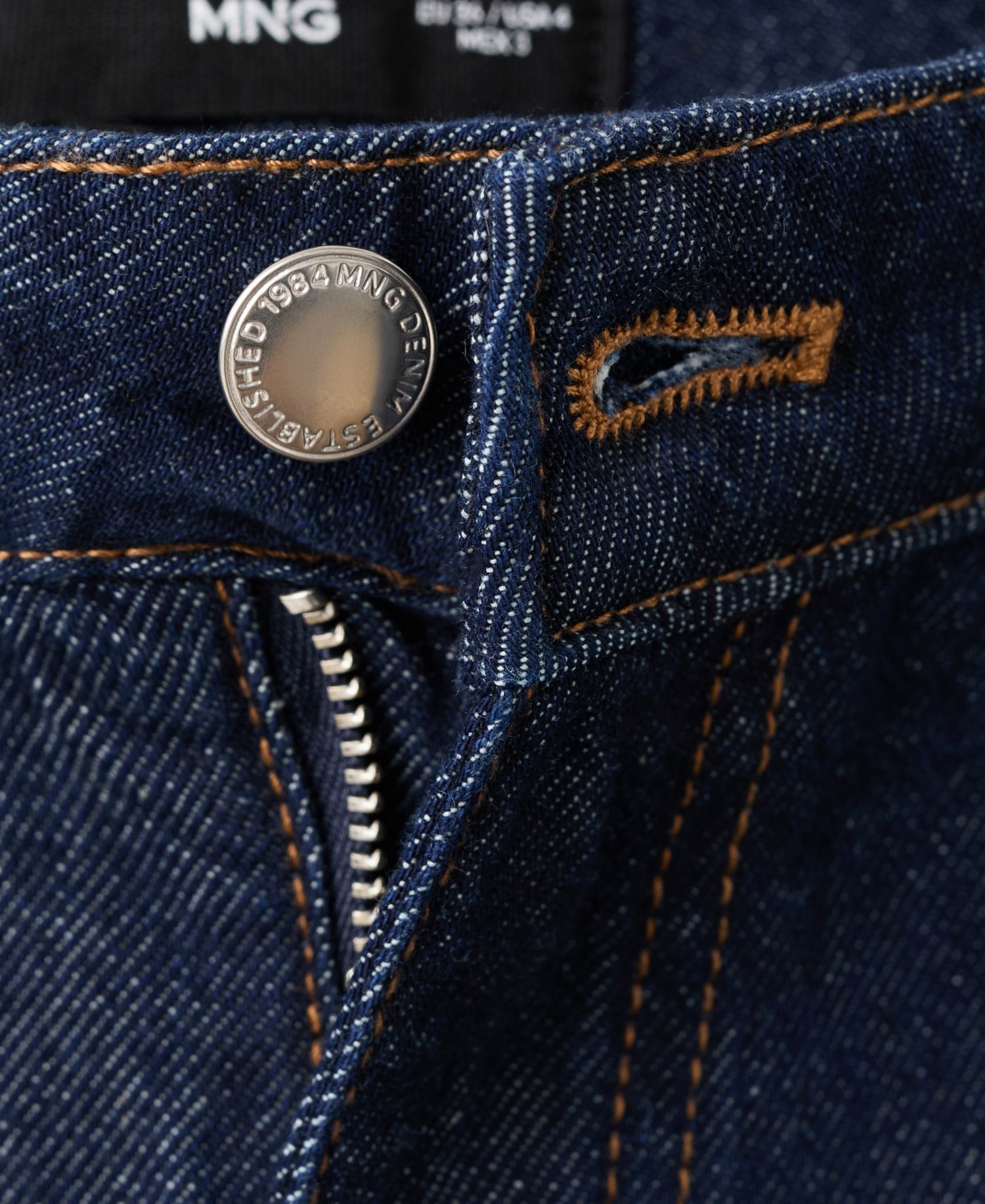 Women's High-Waist Straight-Fit Denim Shorts