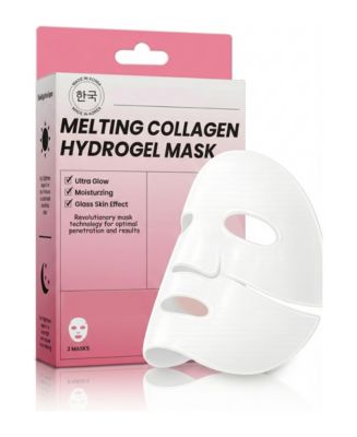 Korean Beauty Skincare Melting Collagen Hydrogel Face Mask Set, 3piece