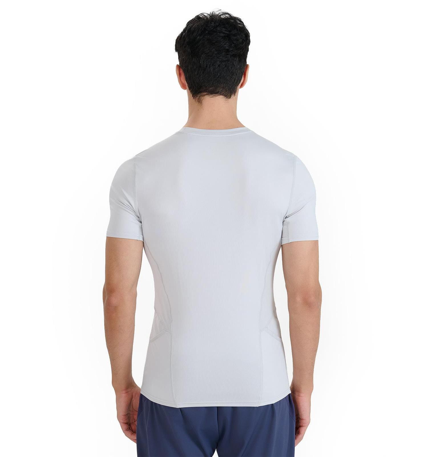 Men’s Slim Quick-Dry Running T-Shirt Stretch Reflective