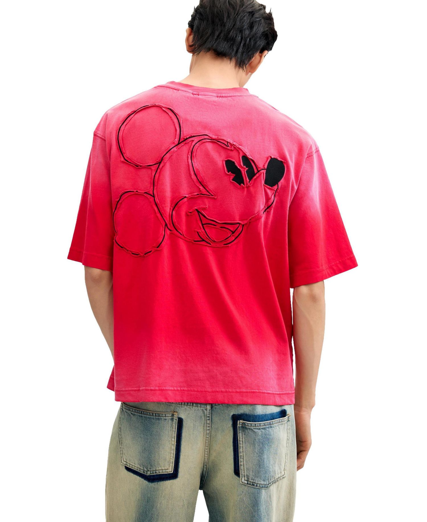 Men's Embroidered Mickey T-shirt