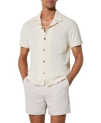 Men's Eden Towelling Short-Sleeve Shirt