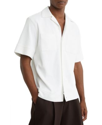 Men's Odessa Ribbed Cuban-Collar Shirt