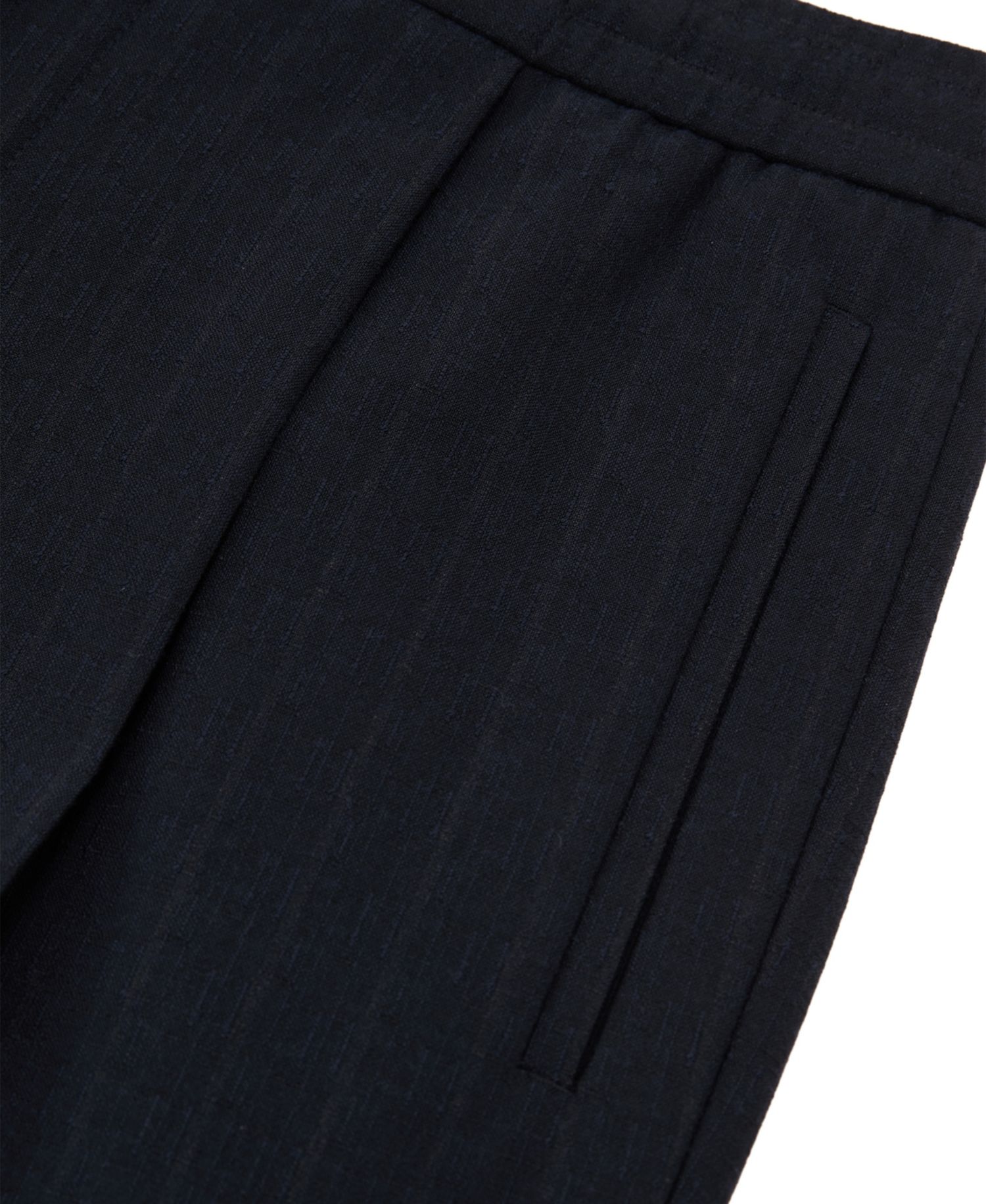 Men's Sidney Trouser Stripe Tapered Pleated Pants