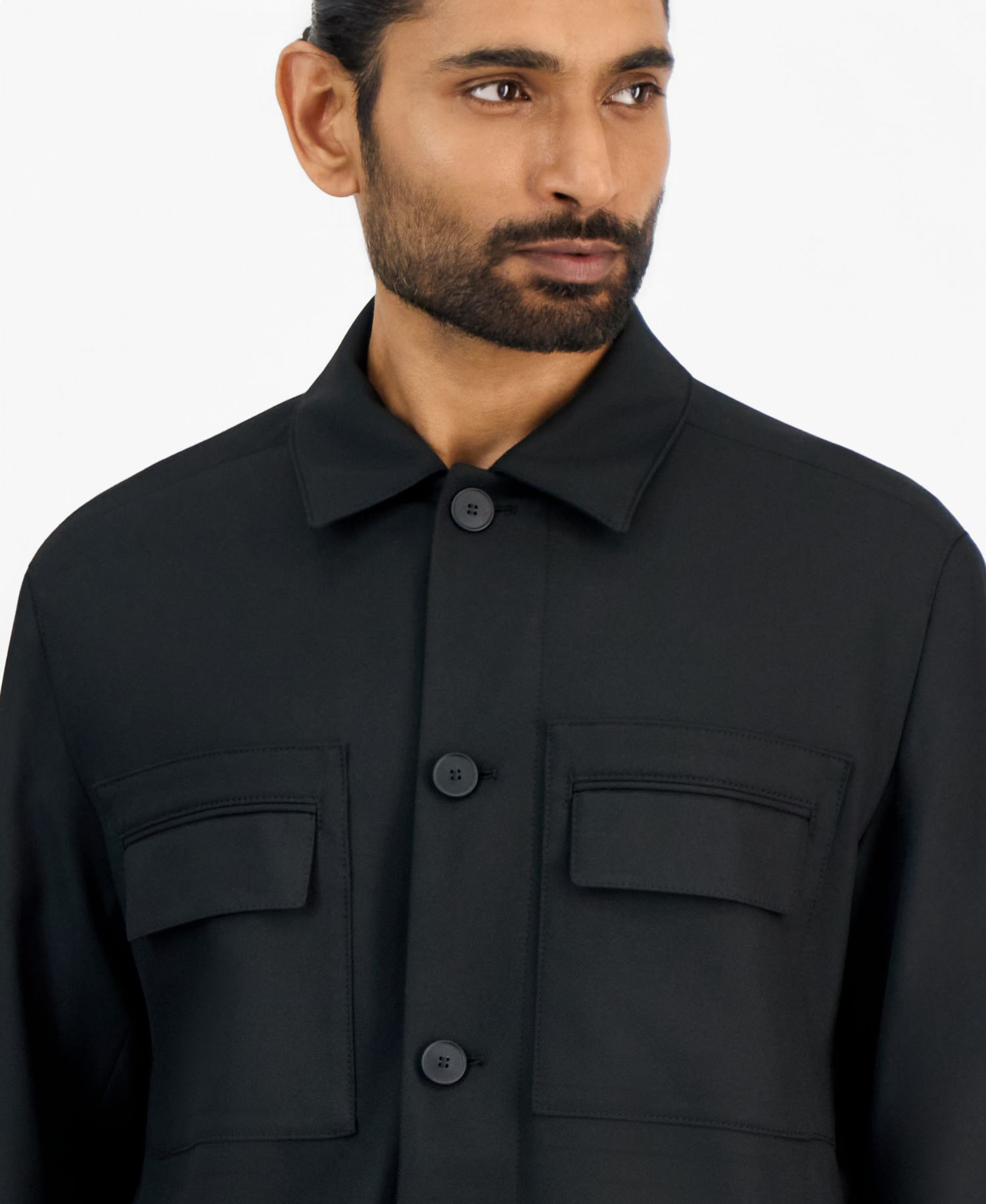 HUGO by Men's Juliano Slim-Fit Twill Pleated-Back Jacket