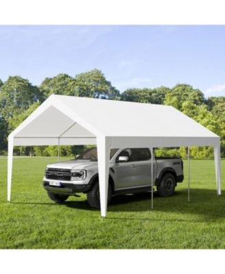 10x20feet Heavy Duty Carport Canopy - Portable Garage with UV Resistant and Waterproof Roof, Tarp Shelter for Cars, Trucks