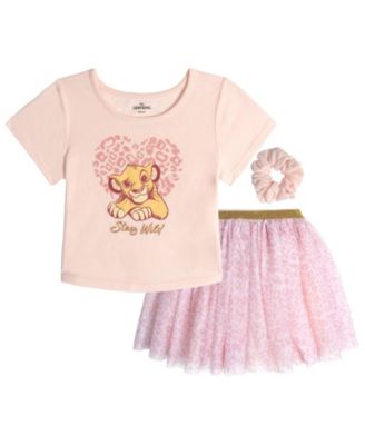 Toddler Girls (2T-4T) T-Shirt and Tutu Skirt Set