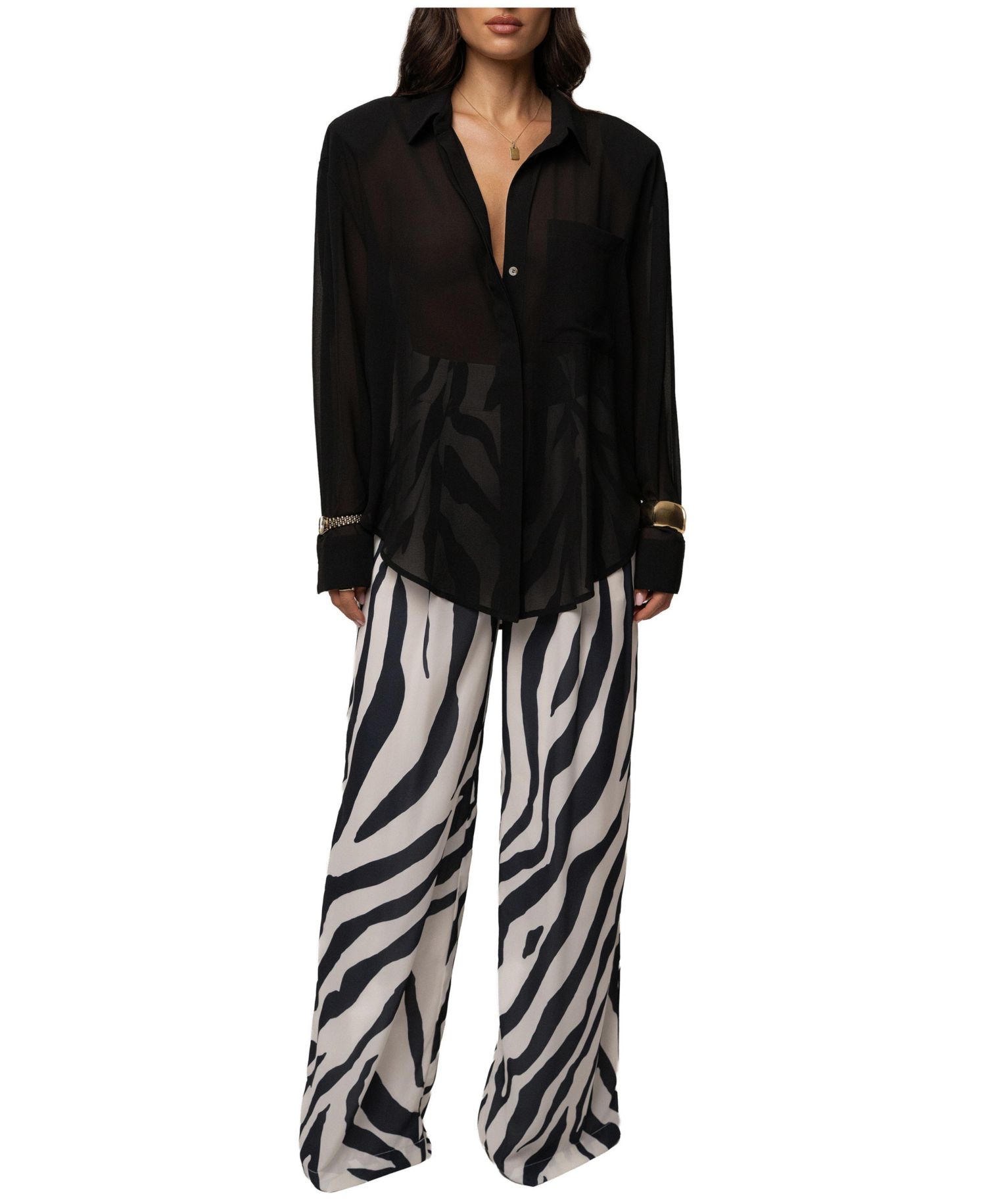 Women's Dusk Fierce Form Button-Down Shirt