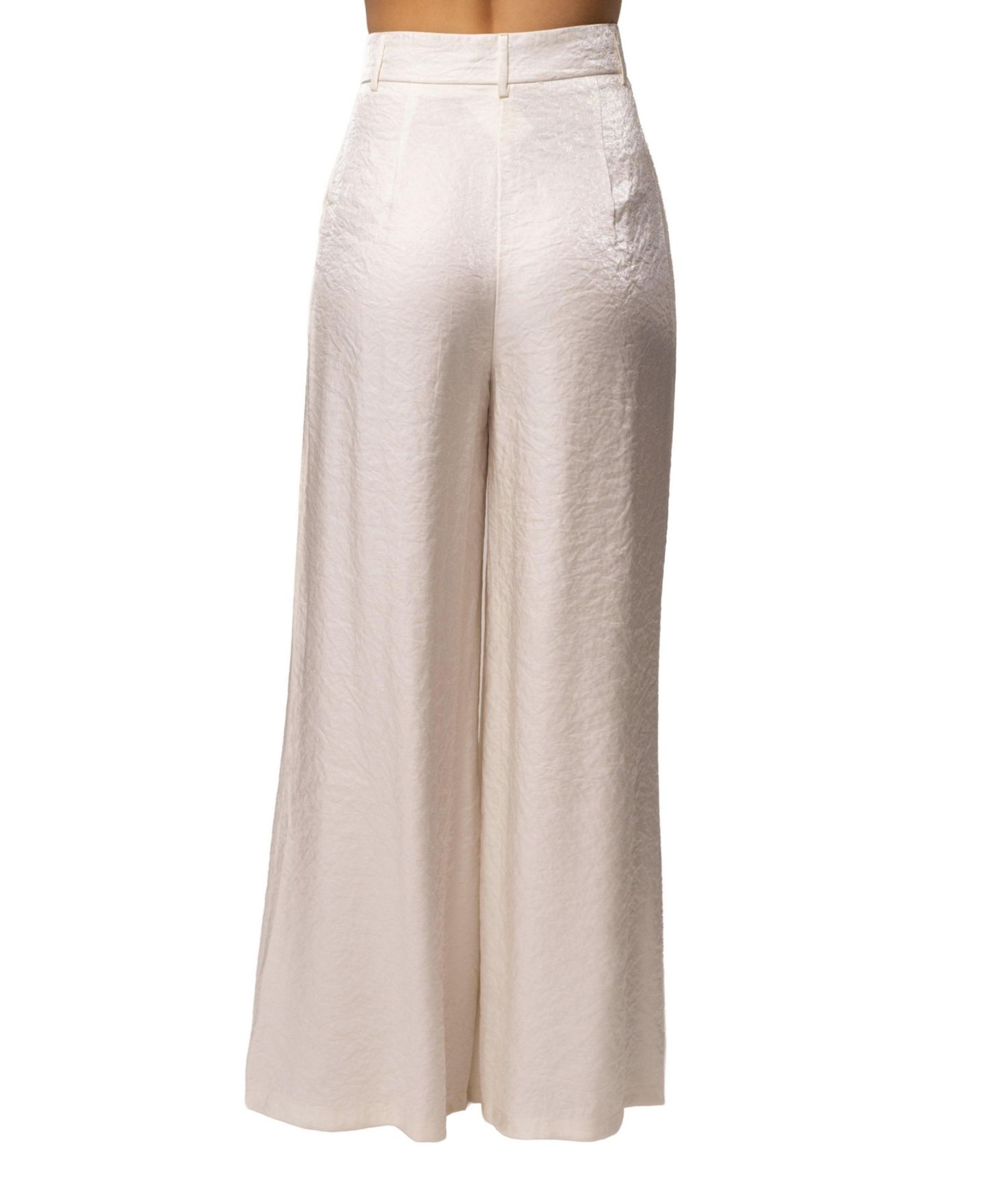 Женские брюки JLUXLABEL Monaco Wide Leg Pant, цвет: Слоновая кость — фото 3