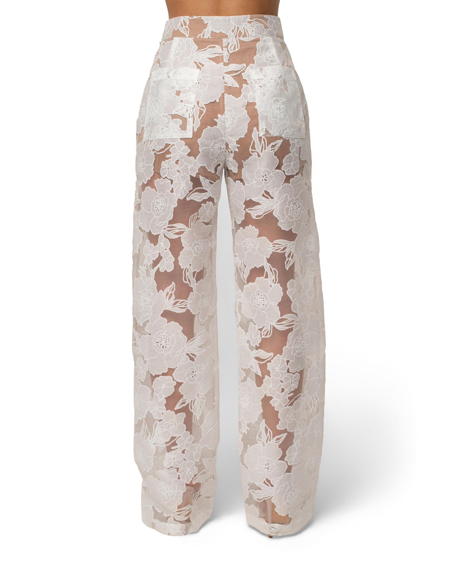 Women's Organza Floral Pant