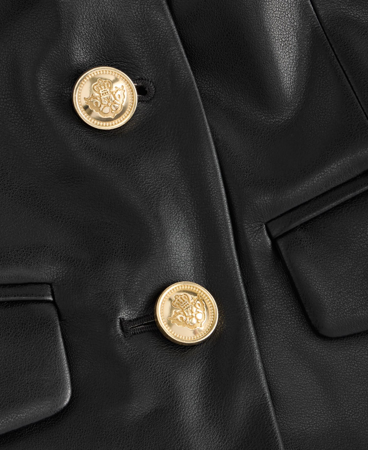 Petite Parisian Ottoman Jacket with Gold-Tone Buttons