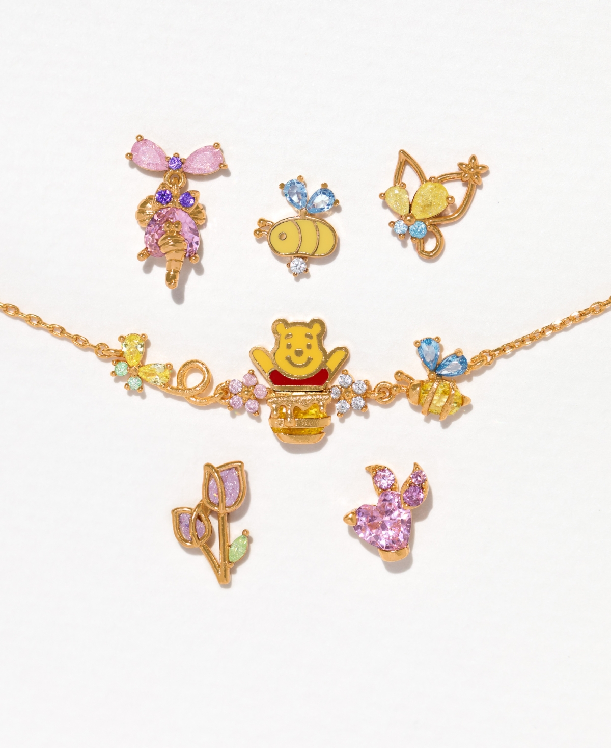 Girls Crew Crystal Disney Winnie the Pooh Bracelet