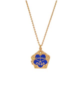 Crystal Harry Potter Chocolate Frog Locket Necklace