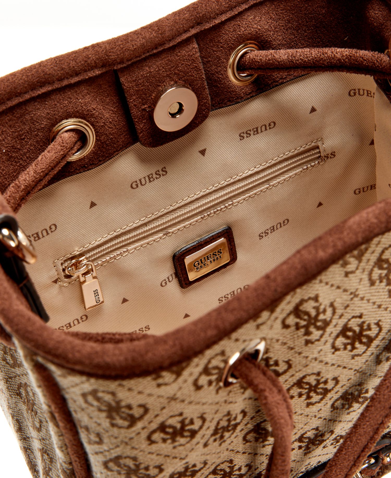Samantha Small Drawstring Bucket Handbag