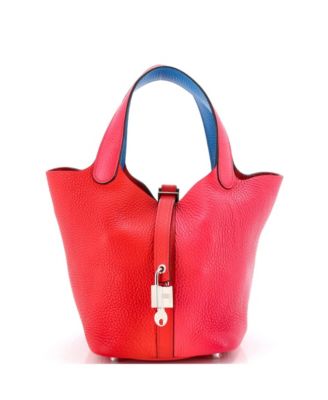 PM Picotin Lock Bag Tricolor Clemence