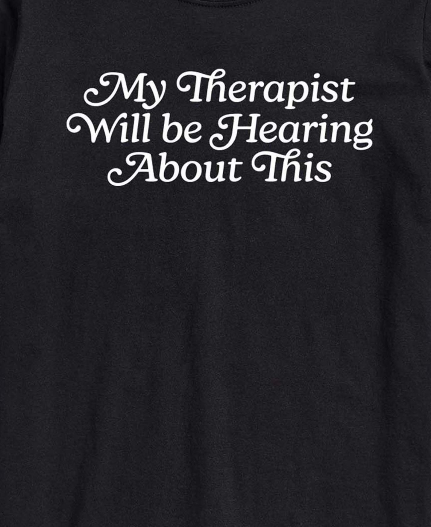 Мужская футболка AIRWAVES Therapist Will Be Hearing About This Short-Sleeve Graphic, цвет: Чёрный — фото 3