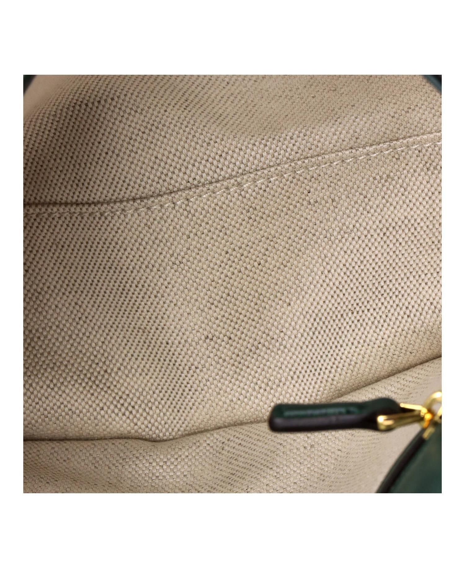 Medium Blondie NM Top Handle Bag Canvas with Leather