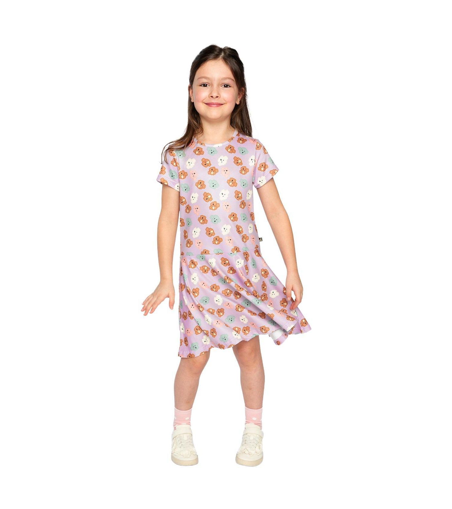 Girls' (6-12) Short Sleeve Jersey Dress