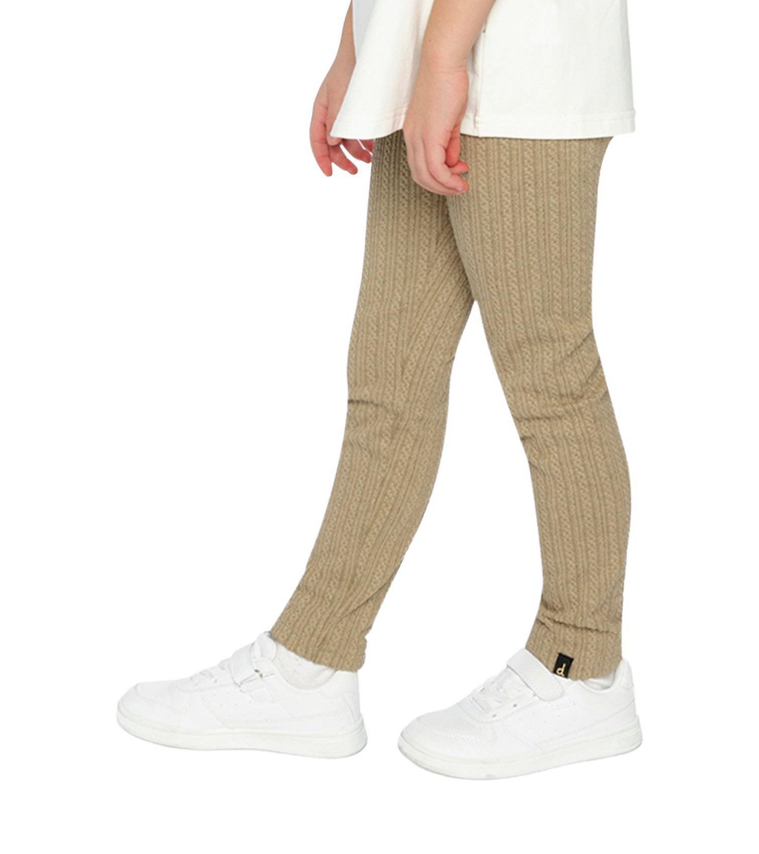 Little and Big Girl(6-12) Jacquard Leggings Sage