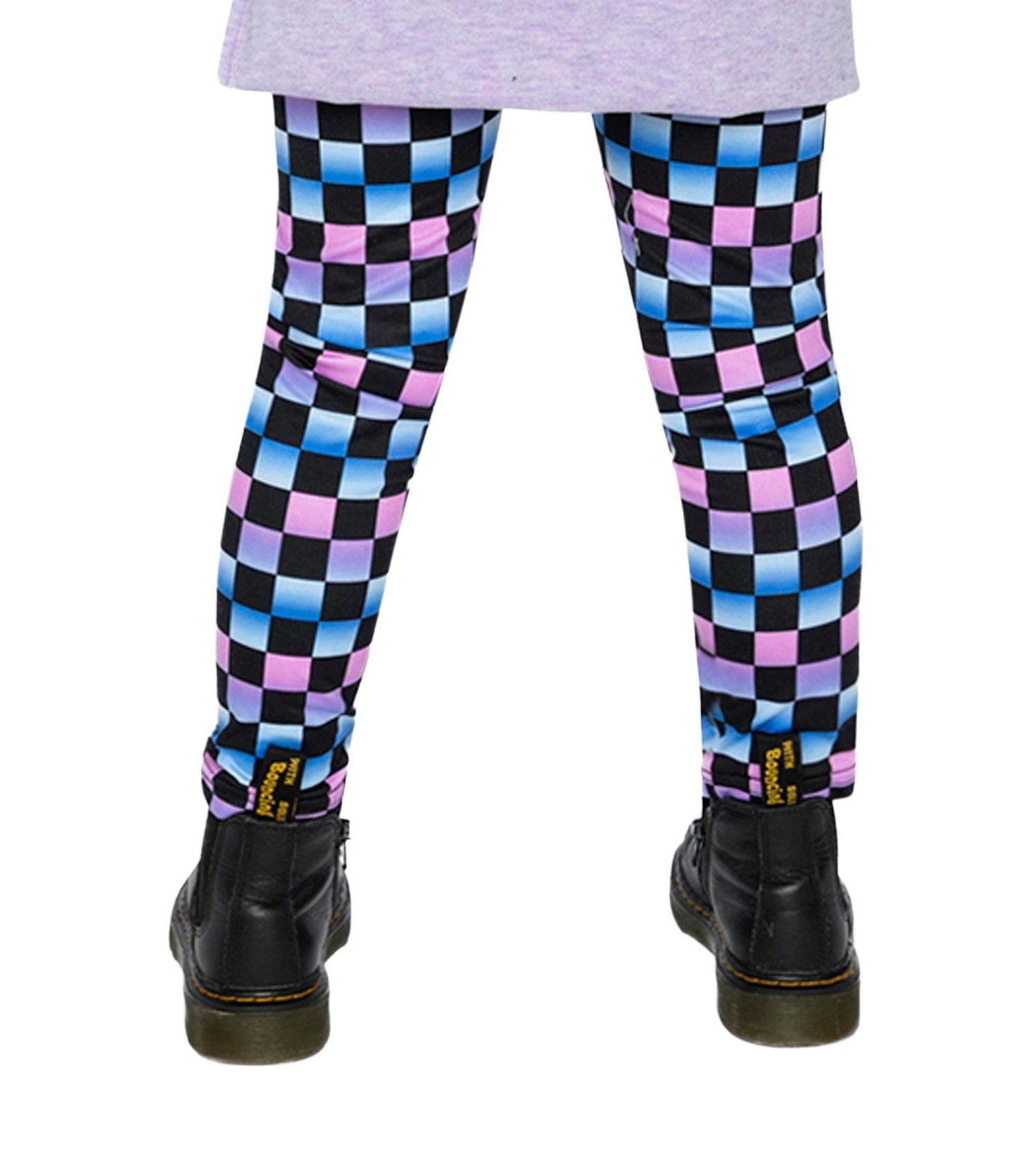 Little and Big Girl (6-12) Leggings Checkered Print