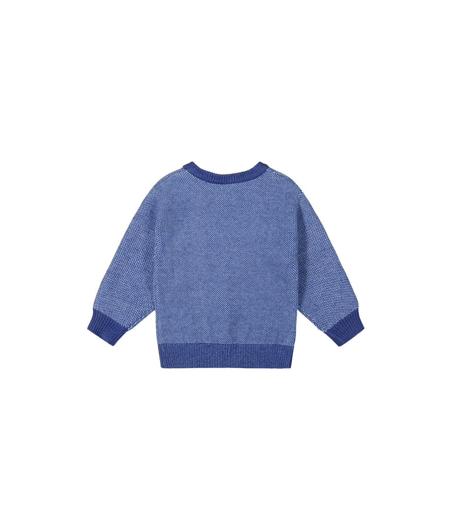 Свитер Deux par Deux Knit для мальчиков-малышей, цвет: Синий вязаный — фото 6