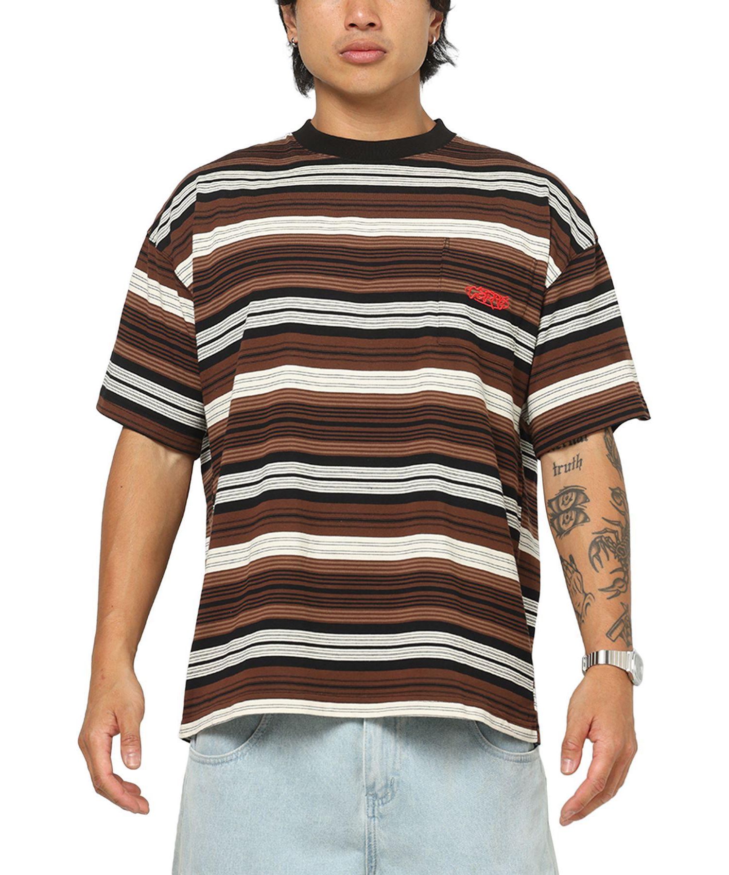 Men's Striped Pocket T-Shirt